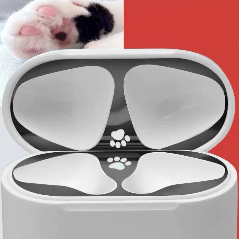 01 Cat Claw Пыленепроницаемый защитный чехол для Apple AirPods 1, 2, металлический пылезащитный чехол для Air Pods 2, 1, аксессуары - Цвет: 01 Cat Claw
