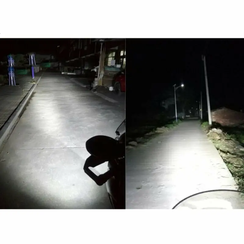

2pcs Motorcycle Offroad Headlight Spotlight Fog Lights 6-LED 12V 3000LM