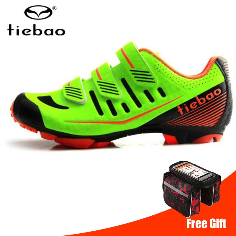 TB35-B1712 Green Tiebao велосипедная обувь sapatilha ciclismo MTB chaussure vtt горный велосипед профессиональная самоблокирующаяся велосипедная триатлонная гоночная обувь - Цвет: TB35-B1712 Green