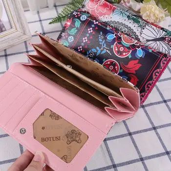 

Women Ladies Leather Flower Wallet Long Purse Card Phone Holder Case Clutch Handbag M5TE