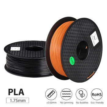 

0.5KG/Roll 1.75mm PLA 3D Printer Material 2 Color Solid PLA Filament Dimensional Accuracy +/- 0.02 mm