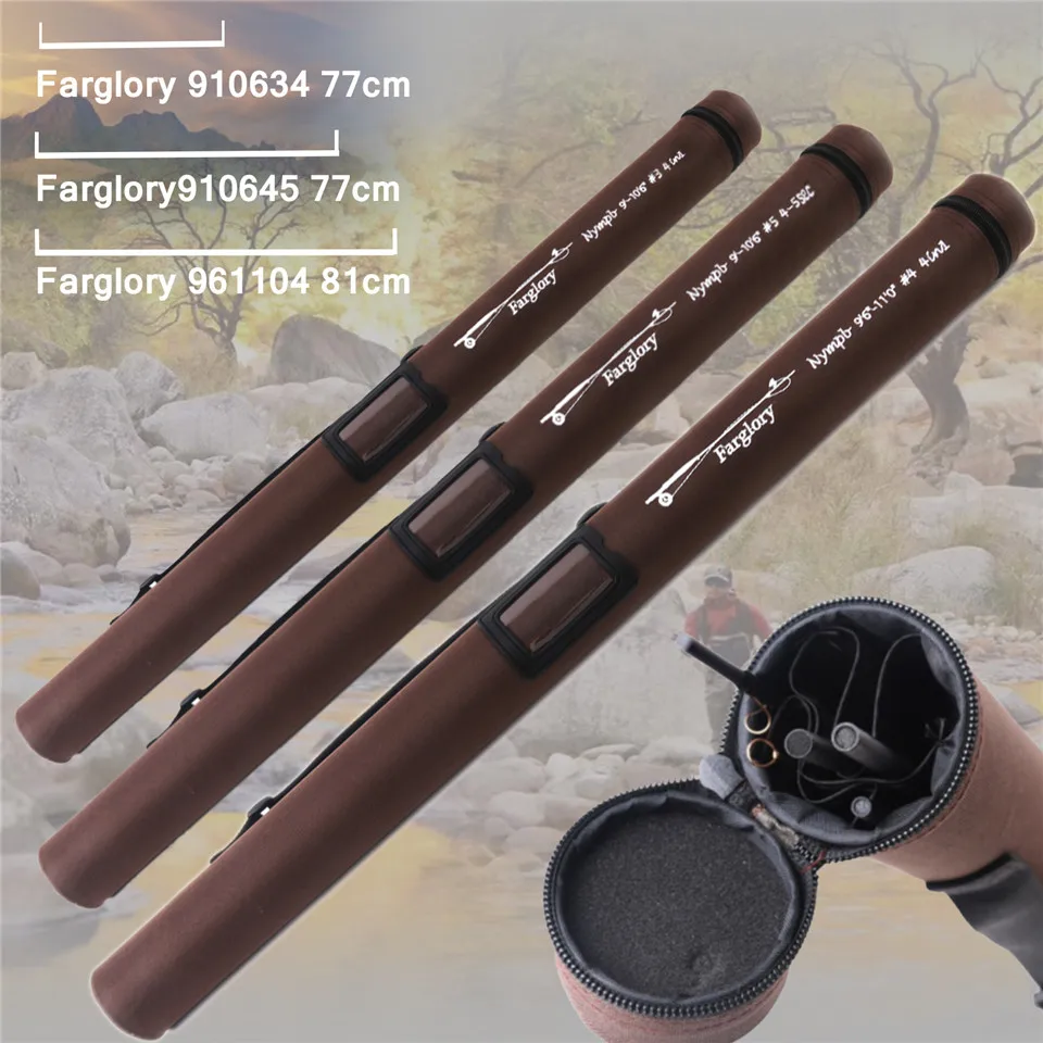 Maximumcatch Farglory 9-11FT 3WT/4WT/5WT 4-5Sec средняя быстрая Удочка Nymph с дополнительным удлинителем