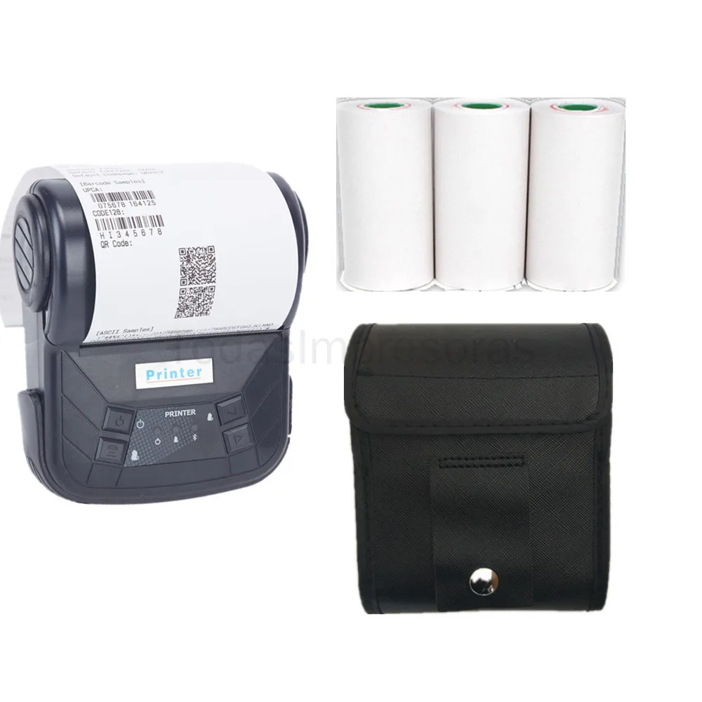 DC5V USB 3" 80mm Mini Wireless Thermal Receipt Printer Portable Bluetooth Printer Support PC Android IOS Paper Impresora
