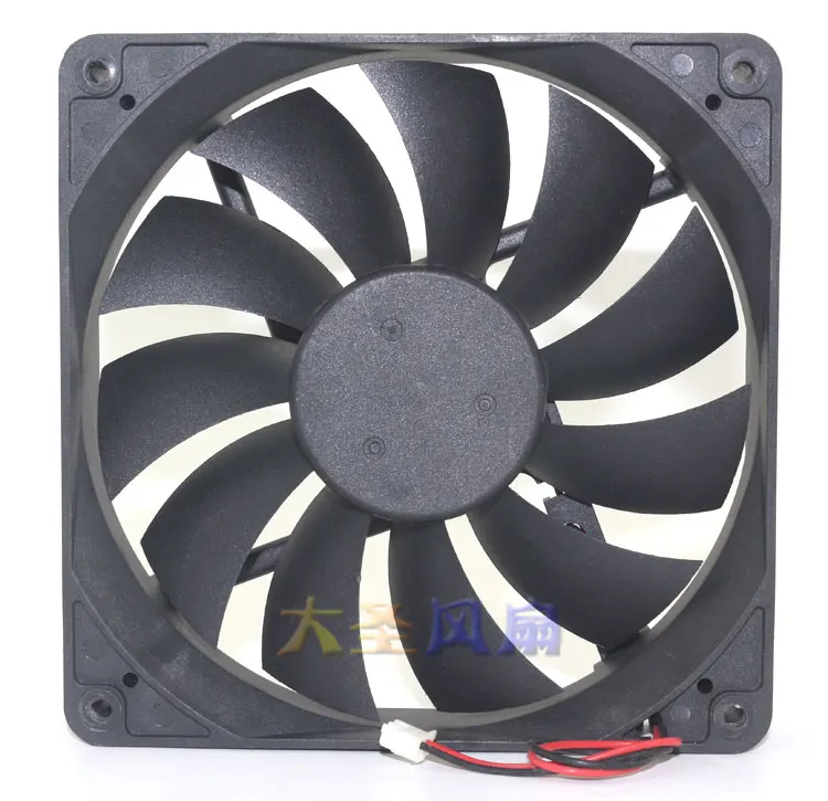 Ventilador de Refrigeração do Computador Original 135x135x25mm 13cm 2 Linhas Bdk Bdh13525s Dc12v 0.29a - Imagem 2