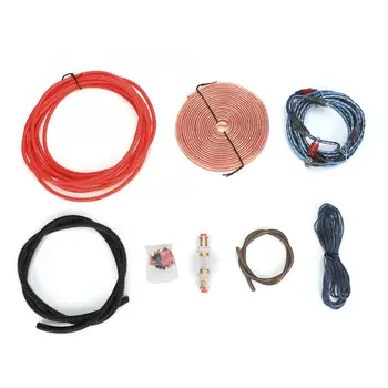 

10GA Car Auto Audio Amplifier Cable Cord Kit Subwoofer Power Wire Audio System Modification Accessories