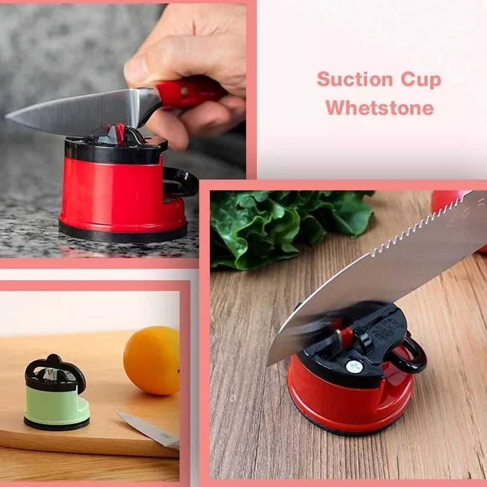 Suction Cup Whetstone Knives Sharpener Professional Knife Sharpening  Grinding Stone Tungsten afilador de cuchillo Kitchen Tool