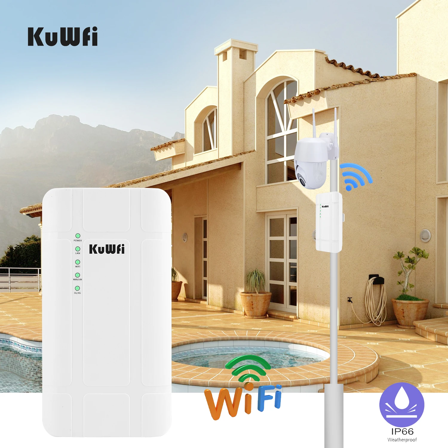 Card 300Mbps À Prova D' Água 24V