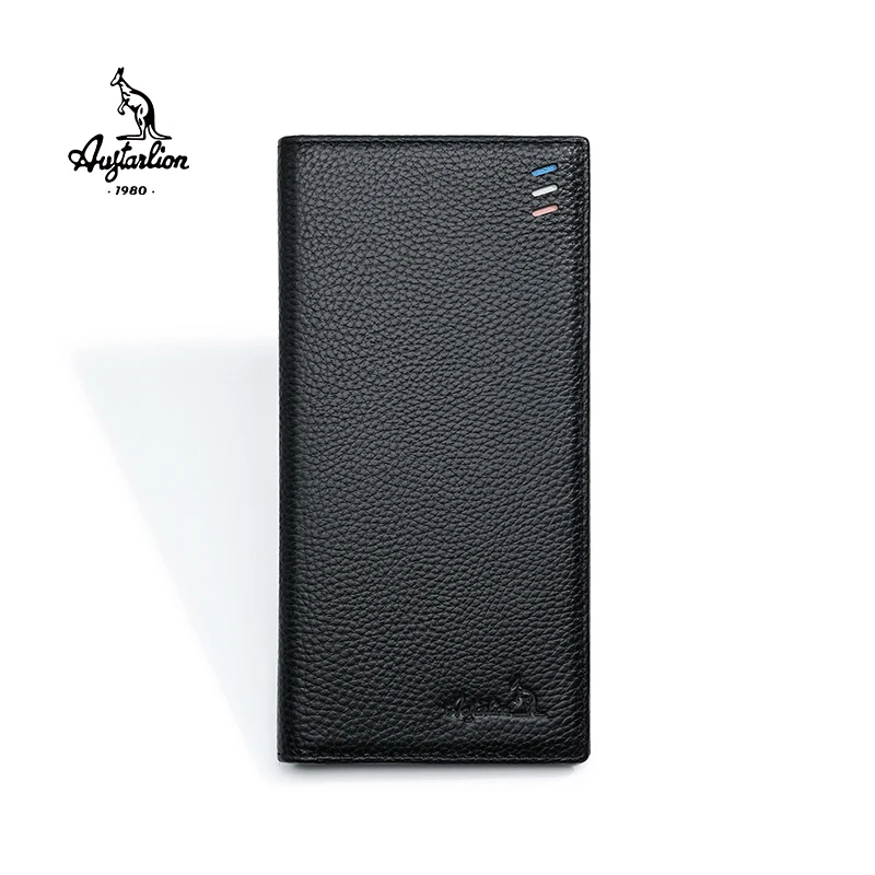 

Zipper Large Capacity Simple Wallet For Men 2020 AUGTARLION Men Wallets Classic Long Style Card Holder Male Purse Quality