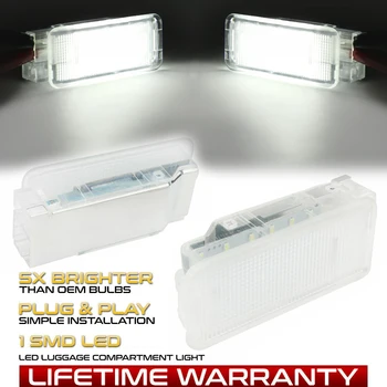 

2Pcs LED Glove Box Luggage Trunk Light Footwell Door Interior Lamp For Citroen C2 C3 C4 C5 C6 C8 DS3 Saxo Xsara Xanria Picasso