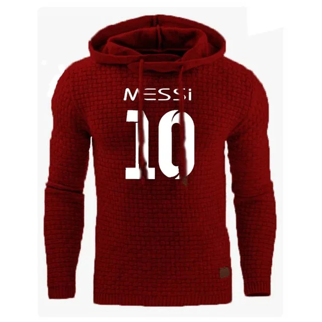 Месси Для мужчин Толстовка Для мужчин Messi 10 печати Спортивная одежда Для мужчин толстовки пальто узкого кроя Толстовка Harajuku спортивный костюм с капюшоном Y - Цвет: as picture