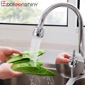 

BalleenShiny Universal Flexible Faucet Sprayer Extender Sink Tap Head Filter Kitchen Adjustable Durable Rotating Water-save Tool