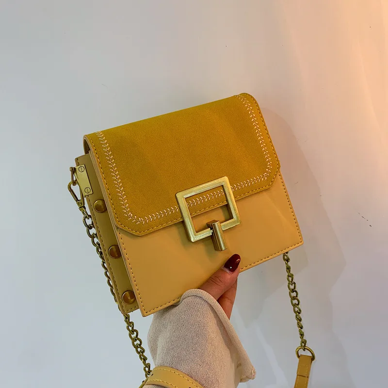 

Network hong yang Gas Popular WOMEN'S Bag Retro Chain Square Sling Bag New Style 2019 Summer Versatile INS Shoulder Bag