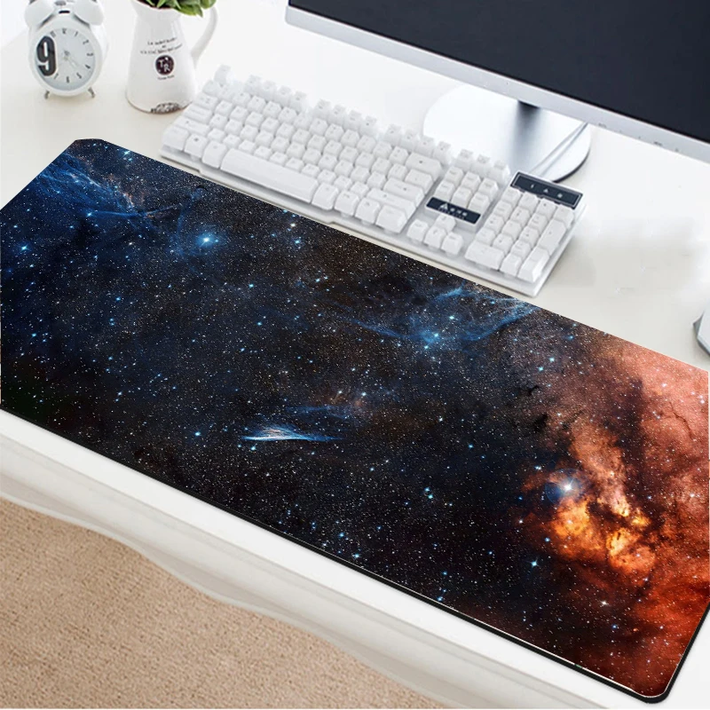 

Yuzuoan vast star series large size mouse pad custom natural rubber non-slip office table mat