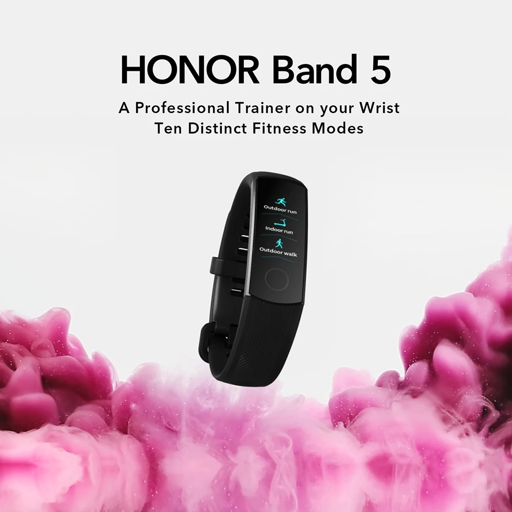 Смарт-браслет Honor Band 5 фитнес-трекер Смарт-часы браслет пульсометр Водонепроницаемый Спортивный Bluetooth SmartBand