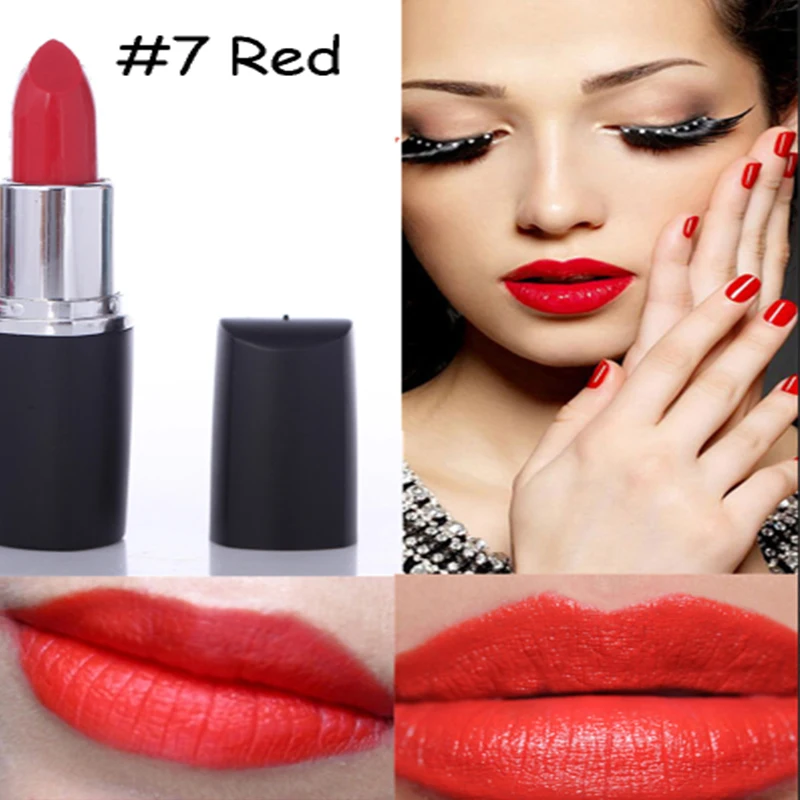 8 Colors Waterproof Matte Lipstick Tubes Long Lasting Sexy Red Lipstick Pigments Purple Blue Black Lip Stick Beauty Lip Make Up 8 Colors Waterproof Matte Lipstick Tubes Long Lasting Sexy Red Lipstick Pigments Purple Blue Black Lip Stick Beauty Lip Make Up