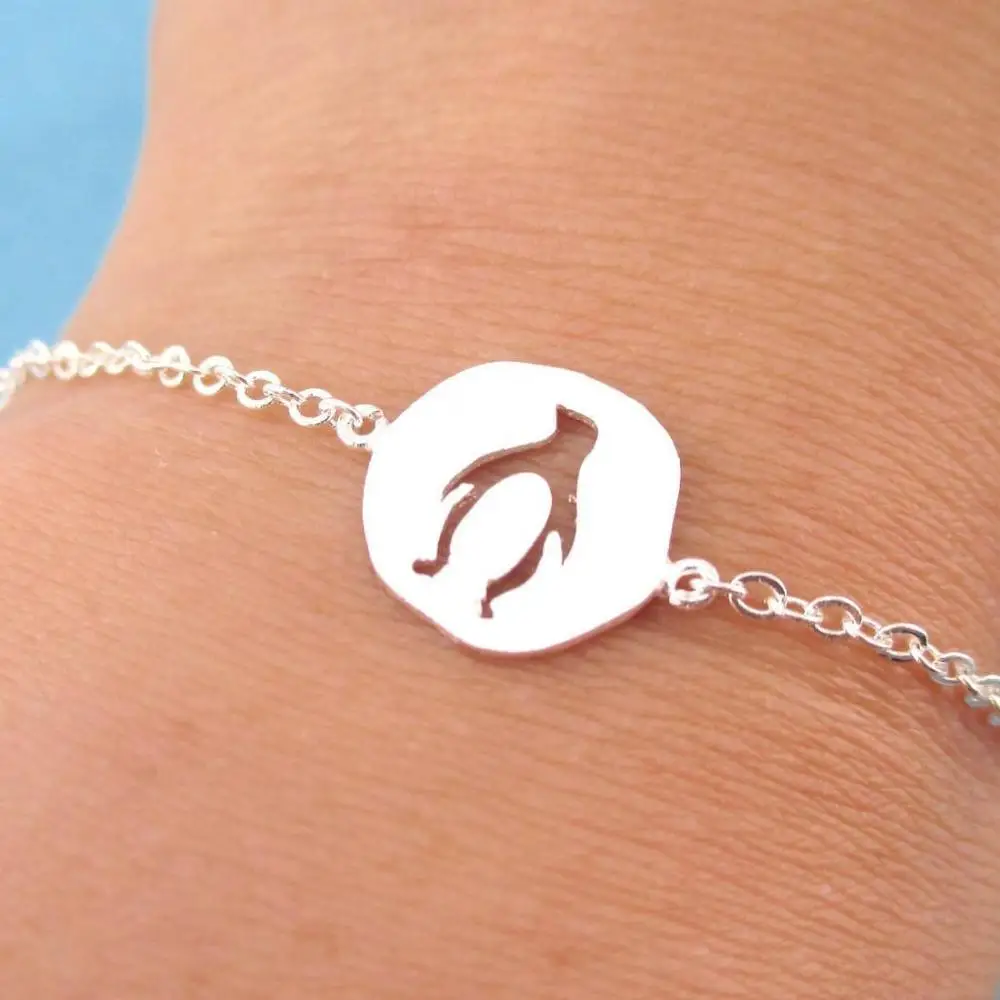 Женский браслет с вырезами украшения в виде животных|bracelets for|bracelets for womenpenguin bracelet |