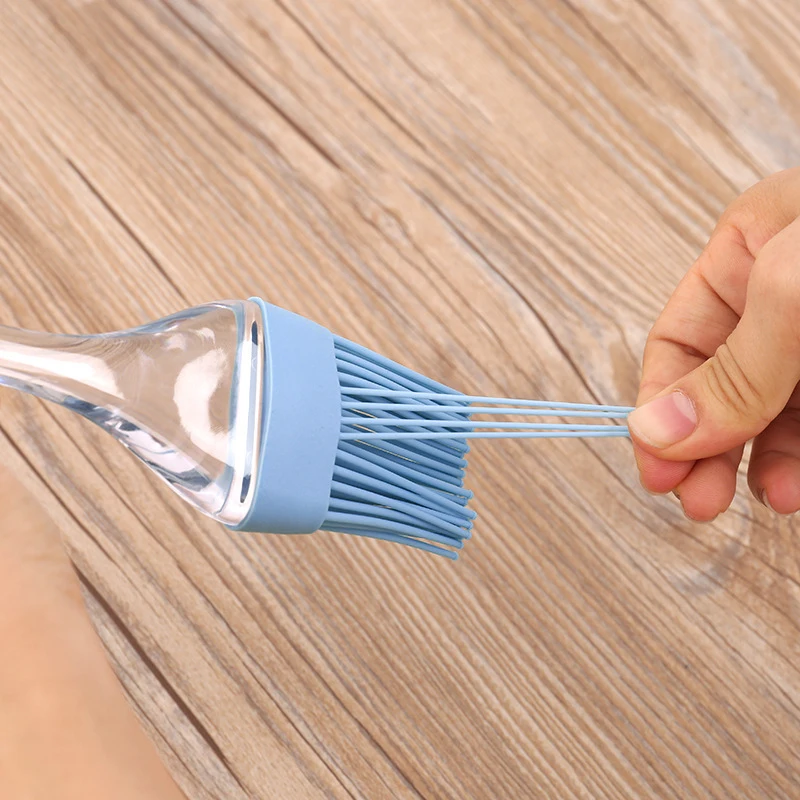 Silicone Cake Brush Pastry Brush Cake Baking Brush DIY Basting Brush Silicon Kitchenware Barbecue Kitchen Silicone Bread Oil Cream Cakae Tools Accessories