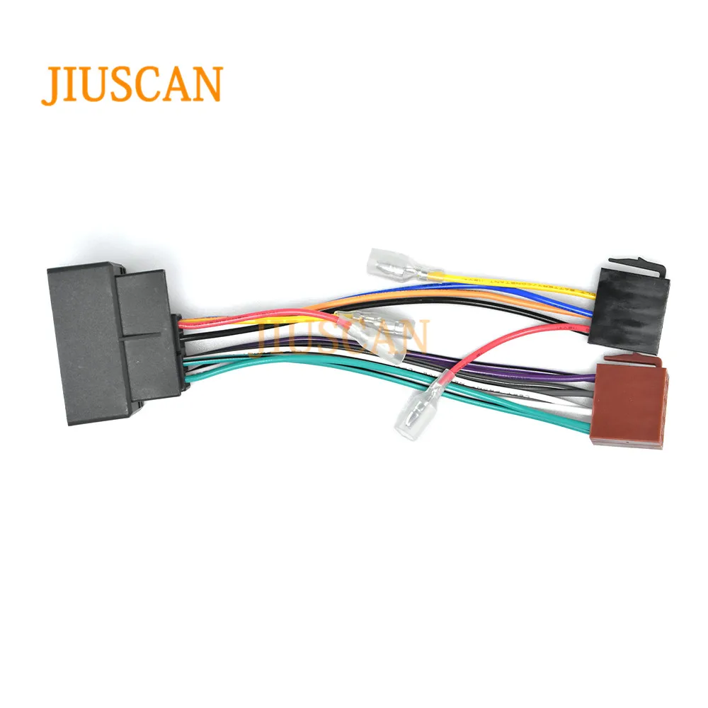JIUSCAN "12-023 ISO радио для FORD 2003+(выберите модели) Проводка F-жгут провода кабель штекер Адаптер стерео"