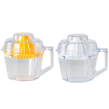 

2PCS Kitchen Manual Juicer Household Plastic Mini Manual Juicer Fruit Juicer Manual Juicer Kitchen Gadget