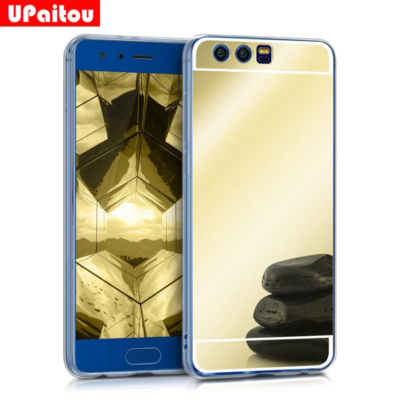 UPaitou Mirror Case for Huawei Honor 10 9 8 Lite 5X 6A 6X 7X 7C V8 Pro V10 V9 Play View Acrylic+Soft Silicone Cover |