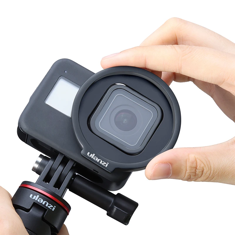 

Ulanzi GoPro 8 52mm Filter Adapter For GoPro Hero8 Sports Camera Removable Filter Adapter Ring Bracket Accessories