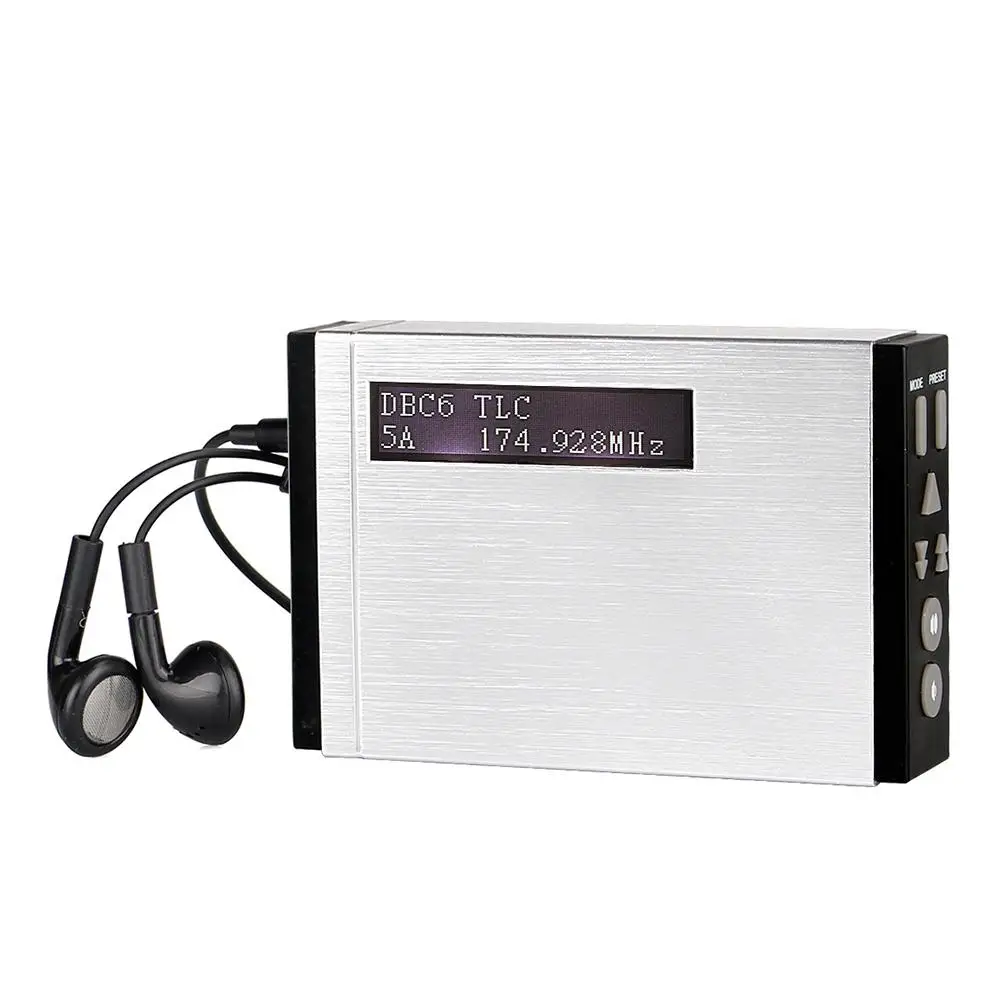 

2019 Newest High Quality ST-101 Portable DAB + / FM RDS Radio Pocket Digital Headphones DAB Receiver