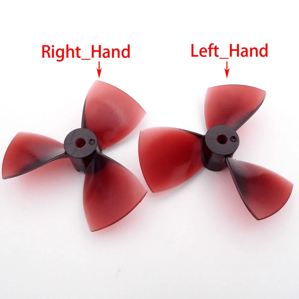 Hélice de bateau RC 80mm 3 pales en PC, CW et CCW pour arbre 5mm, avec son axe
