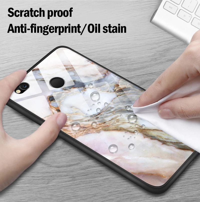 Роскошный чехол для телефона для Xiaomi 5X6X8 9 SE A1 A2 облегченное закаленное стекло чехол для Redmi Note 4x 5A 6 7 рro рrime Жесткий Бампер ракушками