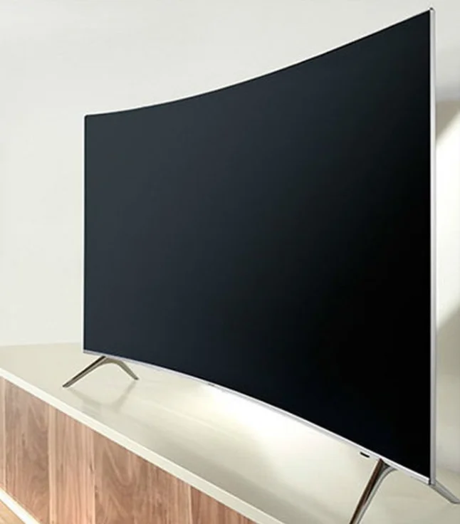 New Hot Sale Curved 75 Inch Tv 4K Smart 100 Available In