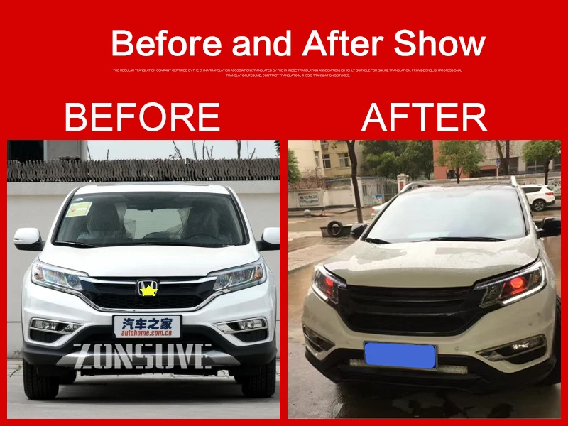 Use For Honda Crv 15 16 Year Carbon Fibre Refitt Front Center Racing Grille Cover Accessorie Body Kit Zonsuve Racing Grills Aliexpress