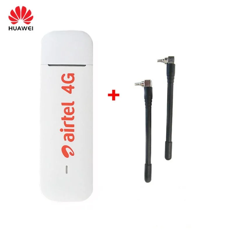 Разблокированный huawei E3372 E3372h-607+ двойная антенна 4 аппарат не привязан к оператору сотовой связи 150 Мбит/с USB модем USB Dongle Поддержка всех диапазонов с CRC9 антенна