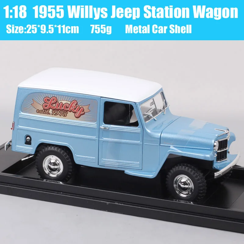 1/18 г. большой размер винтажный пикап Willys Jeep универсал Вуди древесина мини фургон