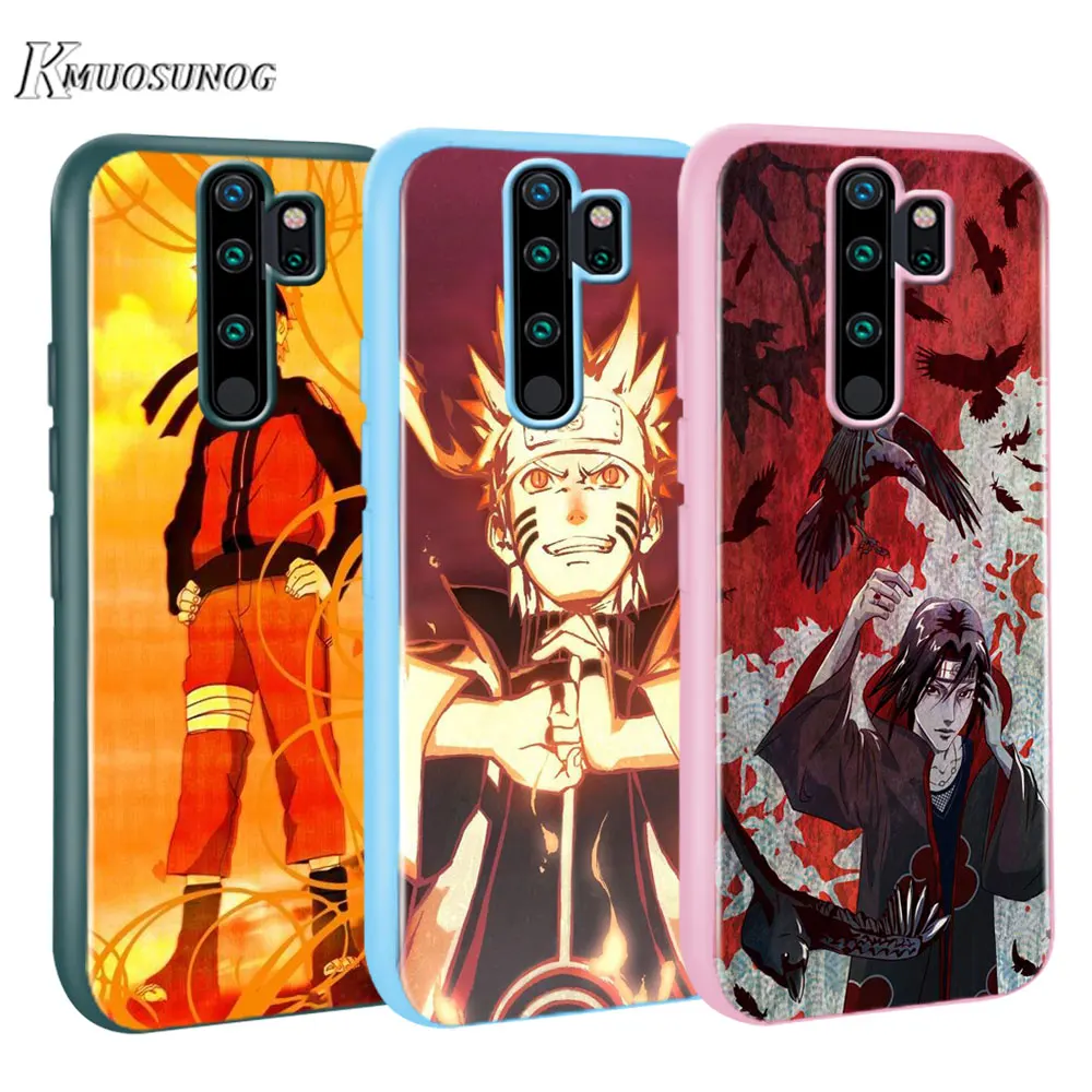 

for Xiaomi Redmi Note 8T 8 7 6 Pro Baseus Candy Color Cover Sasuke Naruto fashion for Redmi Note 5 Pro 5A 4 4X Case