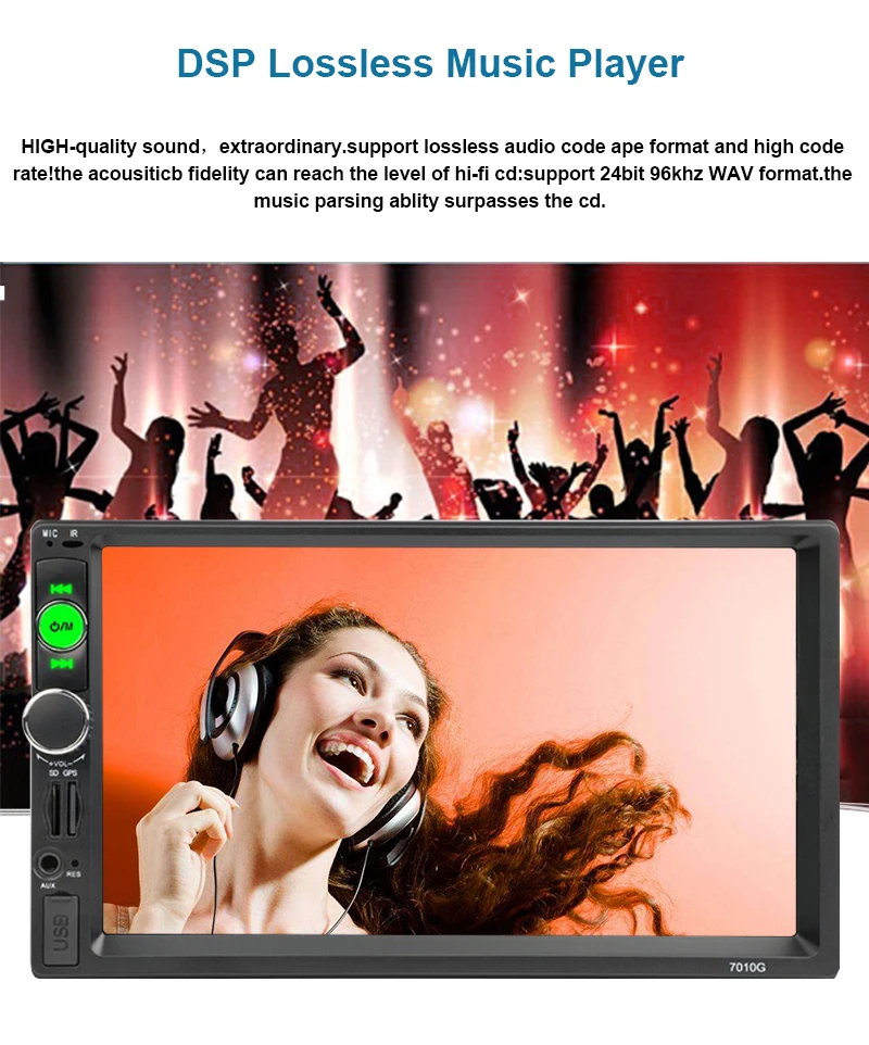 USB/SD/MMC Автомобильный считыватель MP3 задняя вluetooth GPS камера навигационная папка функция автомобильное радио-зеркальная связь дистанционное управление