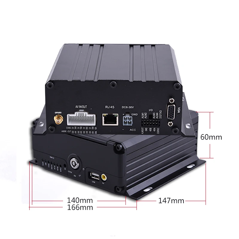 Gps H.264 AHD 720P 4Ch HDD sd-карта трейлер такси школьный автобусный Автомобильный видеорегистратор
