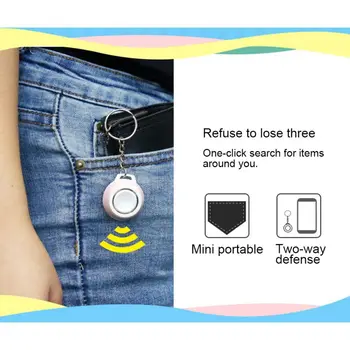 

Anti-Lost Alarm Key Finder Locator Keychain Whistle Sound With LED Light Mini Anti Lost Key Finder Sensor