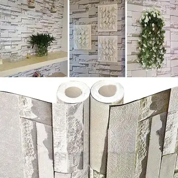 

Self-Adhesive Wallpaper DIY Wall Stickers Marble Wallpaper Paper Panel Decals Solid Color Waterproof Home Decoration PVC Modern