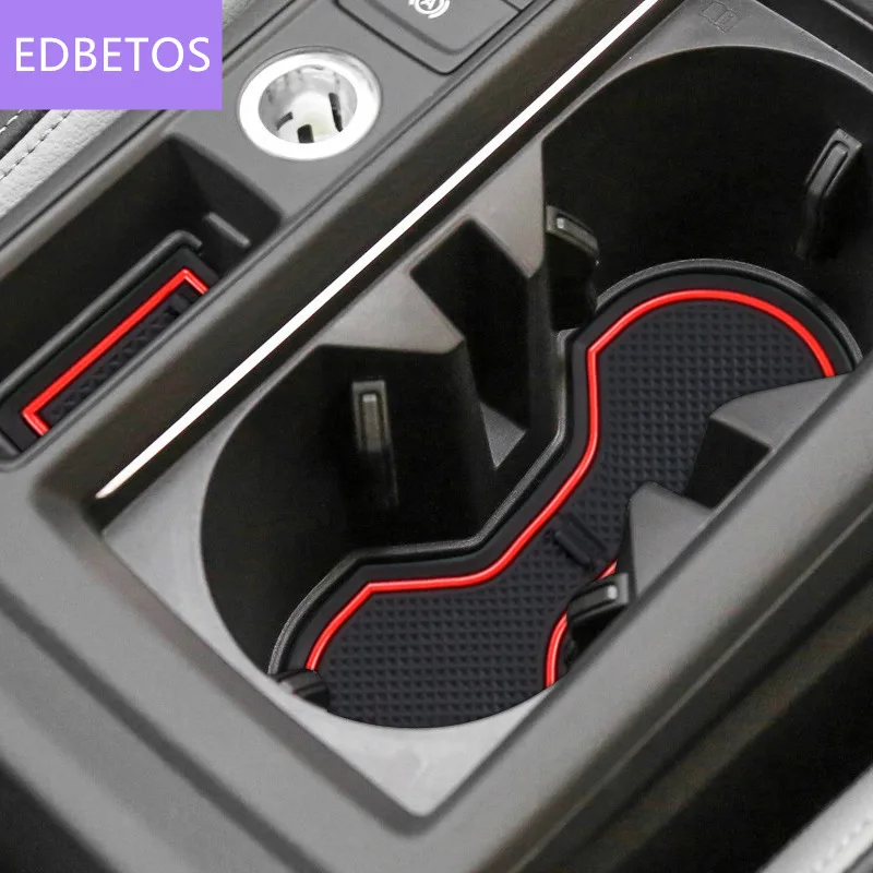 Противогрязный коврик для AUDI Q3 для S Line Логотип Двери паз ворота слот подставка Противоскользящий коврик