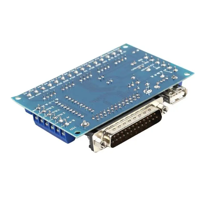 MACH3 Engraving Machine 5 Axis CNC Breakout Board Module w/Optical Coupler