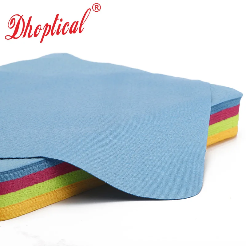 eyeglasses cleaning cloth ,lens cloth microfiber 100% 220gsm ,15CM*18CM free printing LOGO 100pcs 5