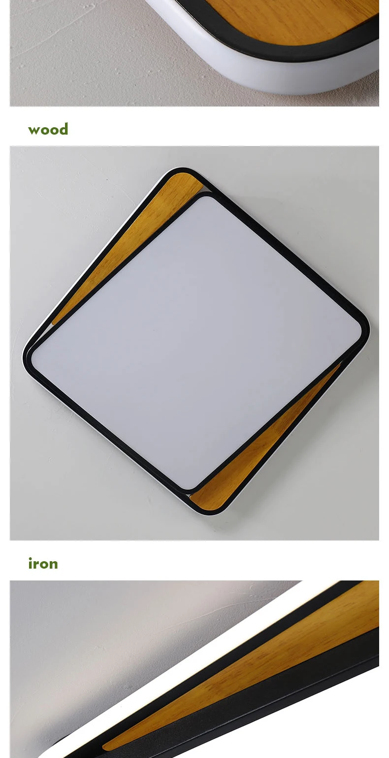 Квадратный/прямоугольный современный светодиодный потолочный светильник Lihgts для учебы, спальни, комнаты, огни лампады, белый/черный светодиодный потолочный светильник, светильники