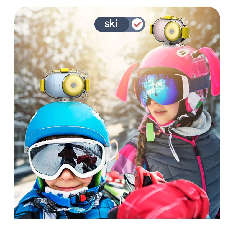  2.4 inch Children Digital Camera HD 1080p wifi Dual Lens Ip68 Waterproof kids Camera Birthday Gift 