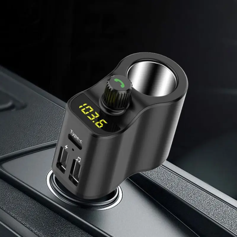 3USB автомобильное зарядное устройство Автомобильный MP3-плеер Многофункциональный Bluetooth fm-передатчик приемник автомобильный прикуриватель