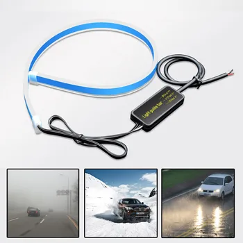 

2 Pcs Car LED Strip Flow Type Tailgate Turning Signal Lights Bar