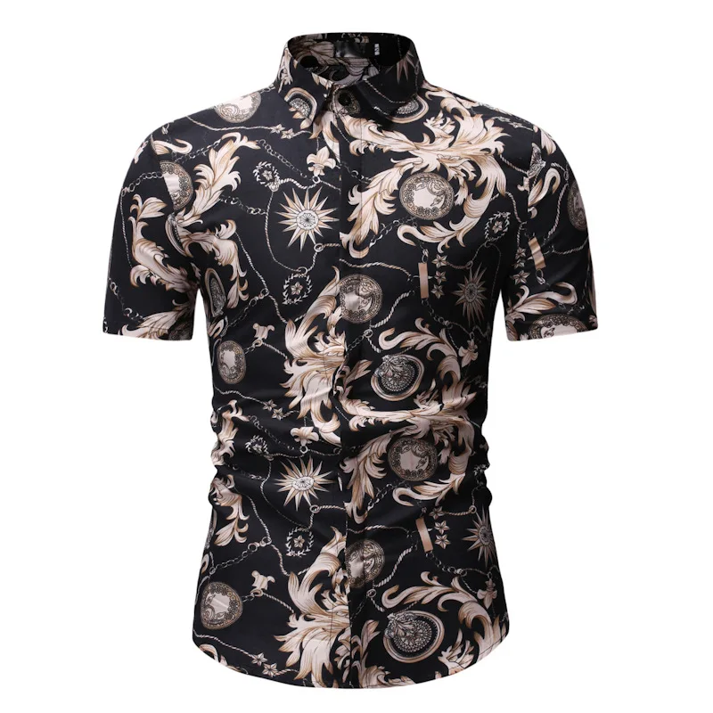 Short sleeved Shirt Man Men s Shirt Short sleeved Shirt Man Printed Shirt Man Blouse Man 2