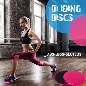 

2pcs Gliding Discs Slider Fitness Disc Exercise Sliding Plate Abdominal Core Muscle Training Yoga Sliding Disc Fitness Equipment