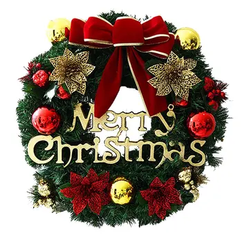 

Wreaths Decorative Pine needles Rattan Garlands Box Decorating for Home Door Window Christmas Tree Wall Store Gate