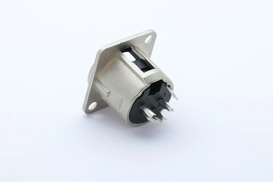10 шт. XLR Jack 4Pin аудио разъем провода 4 PIN XLR Панель Крепление Conector Мужской Разъем Socekt динамик конвертер с нажимным замком