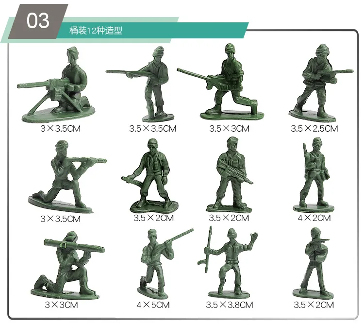 300 игрушечный набор, модель Второй мировой войны, xiao bing ren WWII, солдат, статический военный солдат из материкового Китая