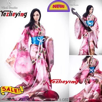 

1/6 Scale Female Clothing 1/6 Ancient dress Maid clothes Dress Long Sleeve WeddingSkirt F12" PHDoll Action Figure Women body 1/6